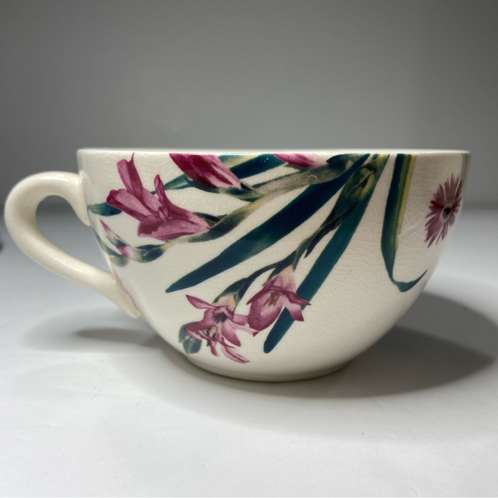 2007 Spode Flowers of the Month Cup and Saucer August